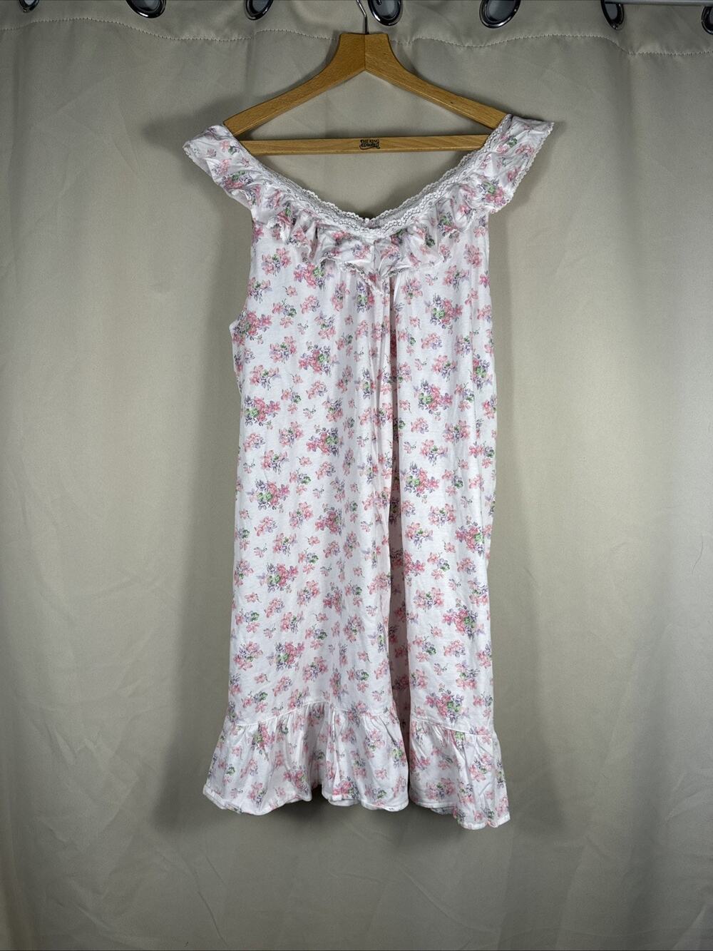 Lauren Ralph Lauren Nightgown Women’s XL 100% Cotton Floral Cottagecore Coquette